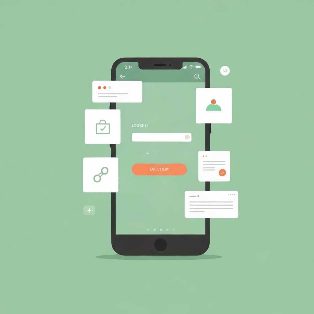 App prototype on a phone